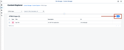 Content Explorer with the Shell Plugin selected and the Add button highlighted